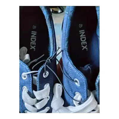 Zapatillas de lona azul Index talla 40 - miniatura 1