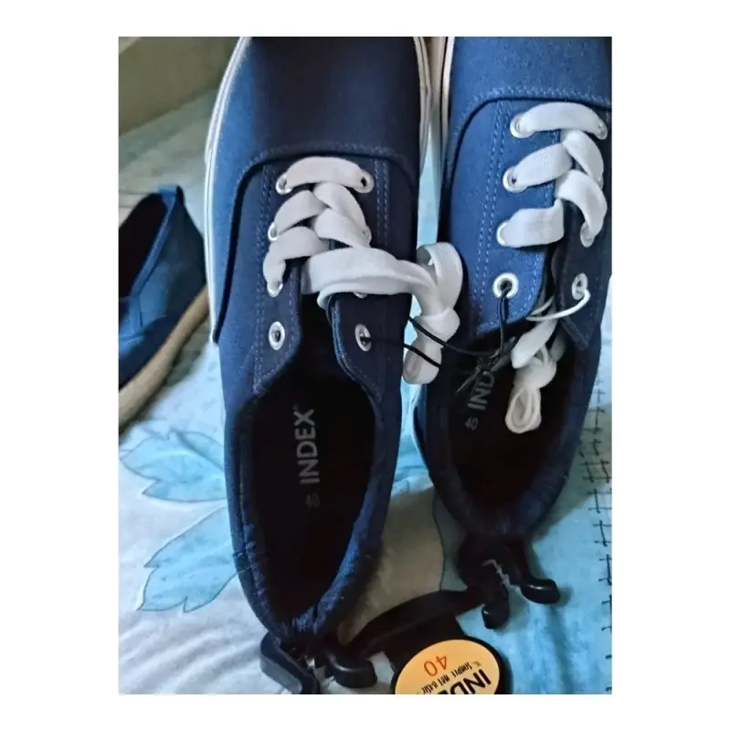 Zapatillas de lona azul Index talla 40 - 2