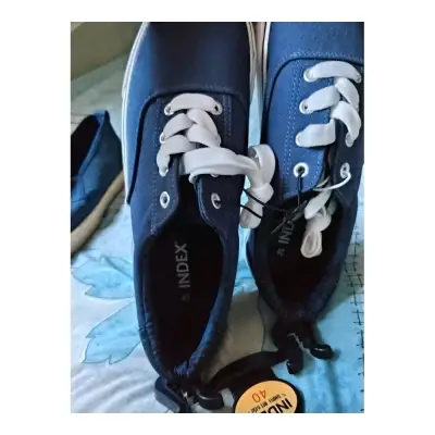 Zapatillas de lona azul Index talla 40 - miniatura 2