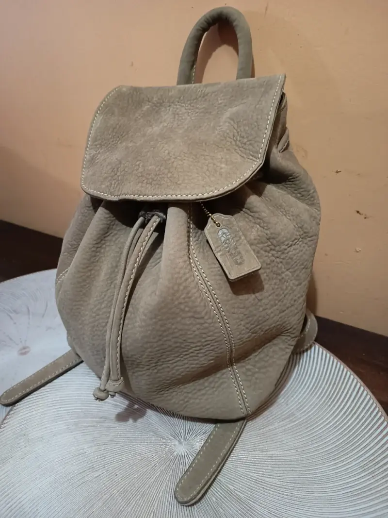 Mochila Coach original de cuero - 2