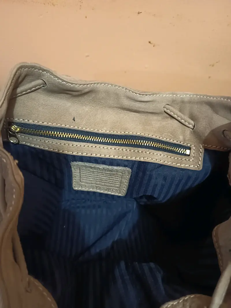 Mochila Coach original de cuero - 5