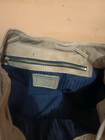Mochila Coach original de cuero - miniatura 5
