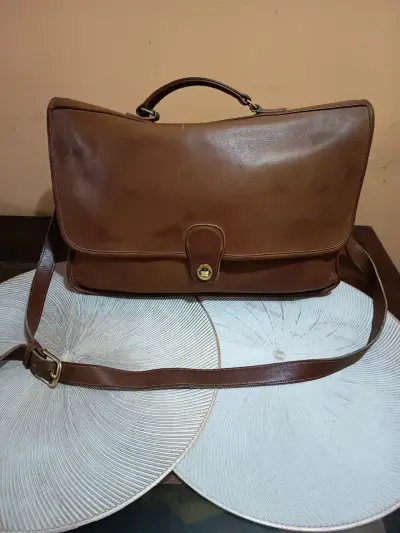 Maletín de cuero Coach original - miniatura 1