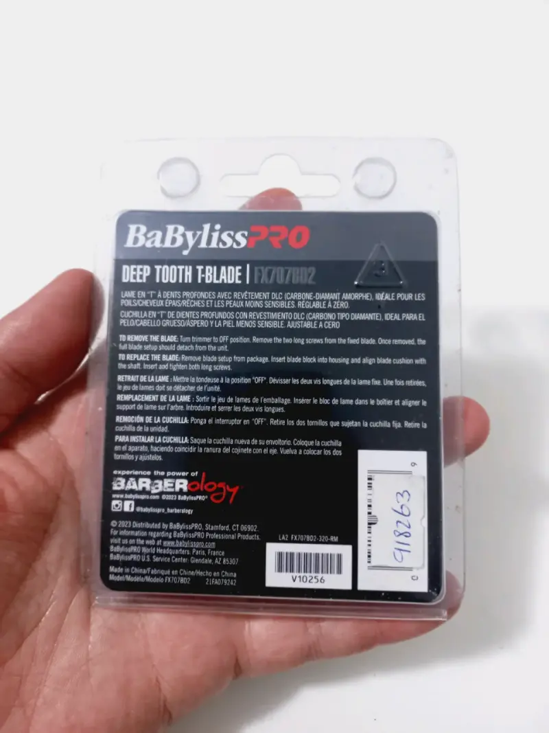 Cuchilla BaBylissPRO Deep Tooth T-Blade FX707B2 - 2