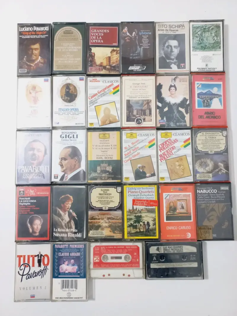 Colección de Cassettes de Ópera y Música Clásica