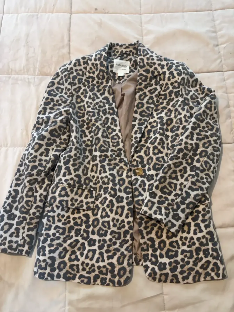 Blazer de mujer estampado animal print