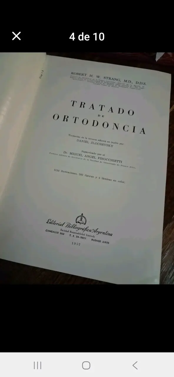 Libro Tratado de Ortodoncia de Robert H. W. Strang - 4