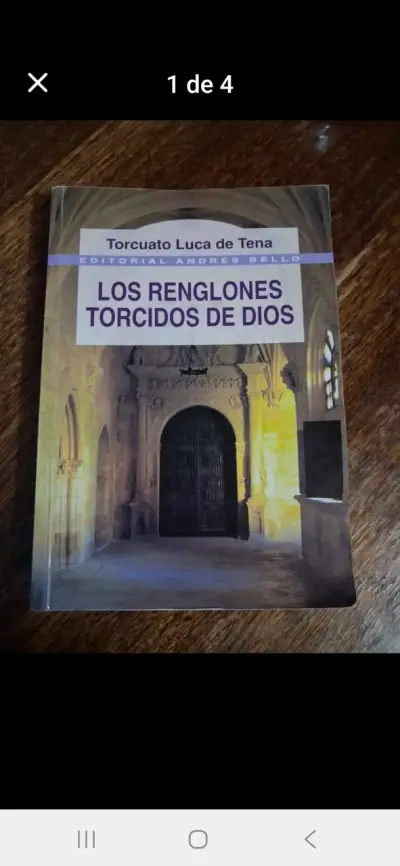 Libro 'Los Renglones Torcidos de Dios' de Torcuato Luca de Tena - miniatura 1