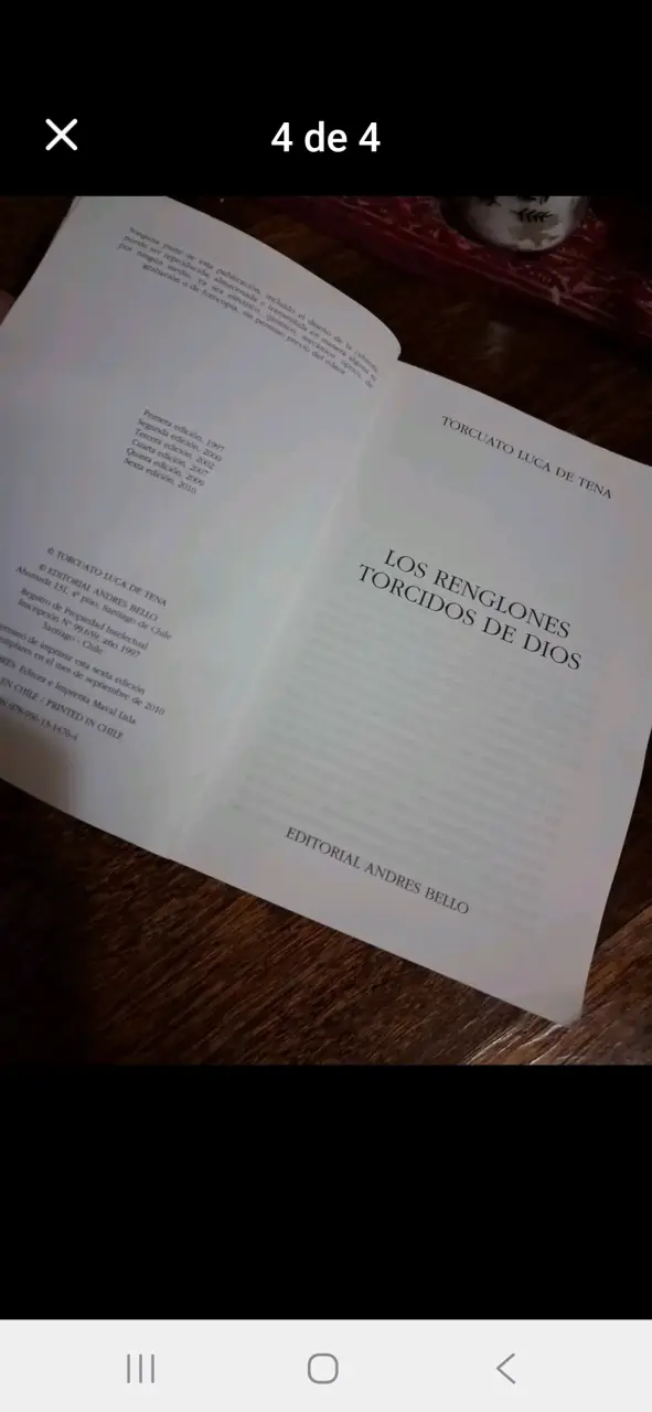 Libro 'Los Renglones Torcidos de Dios' de Torcuato Luca de Tena - 4