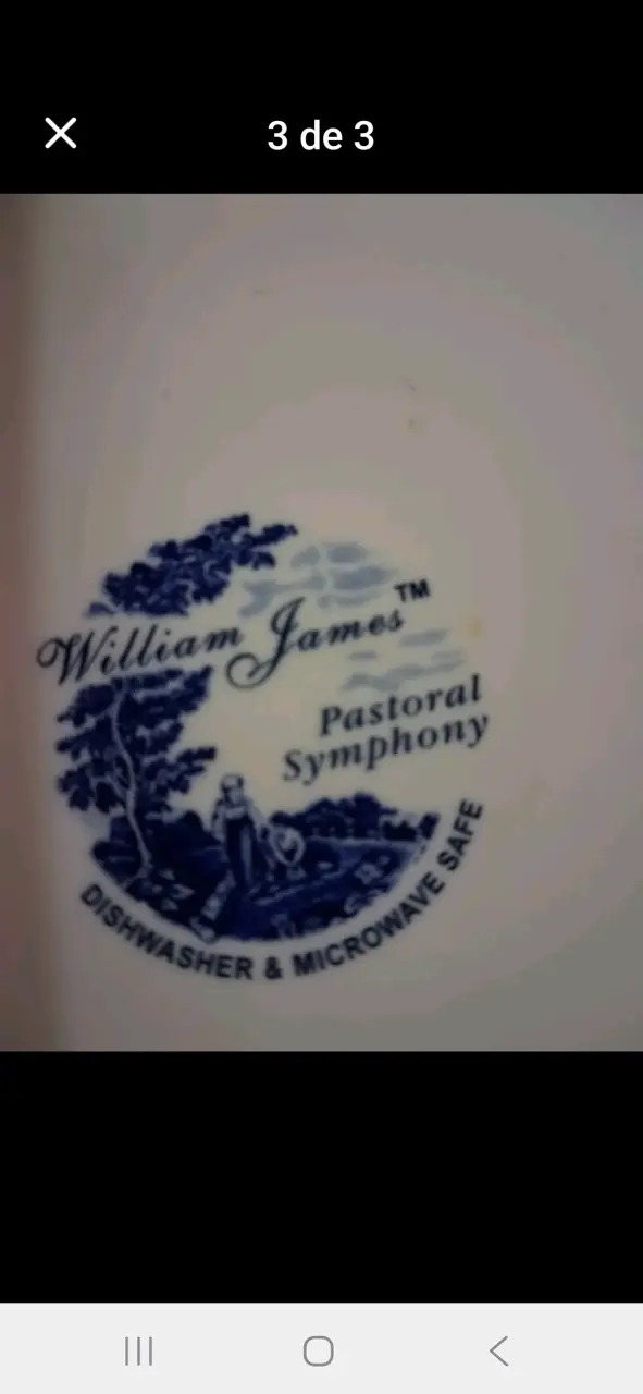 Plato decorativo William James Pastoral Symphony - 3