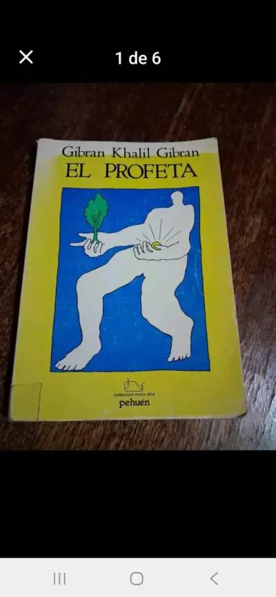 Libro El Profeta de Gibran Khalil Gibran - miniatura 1