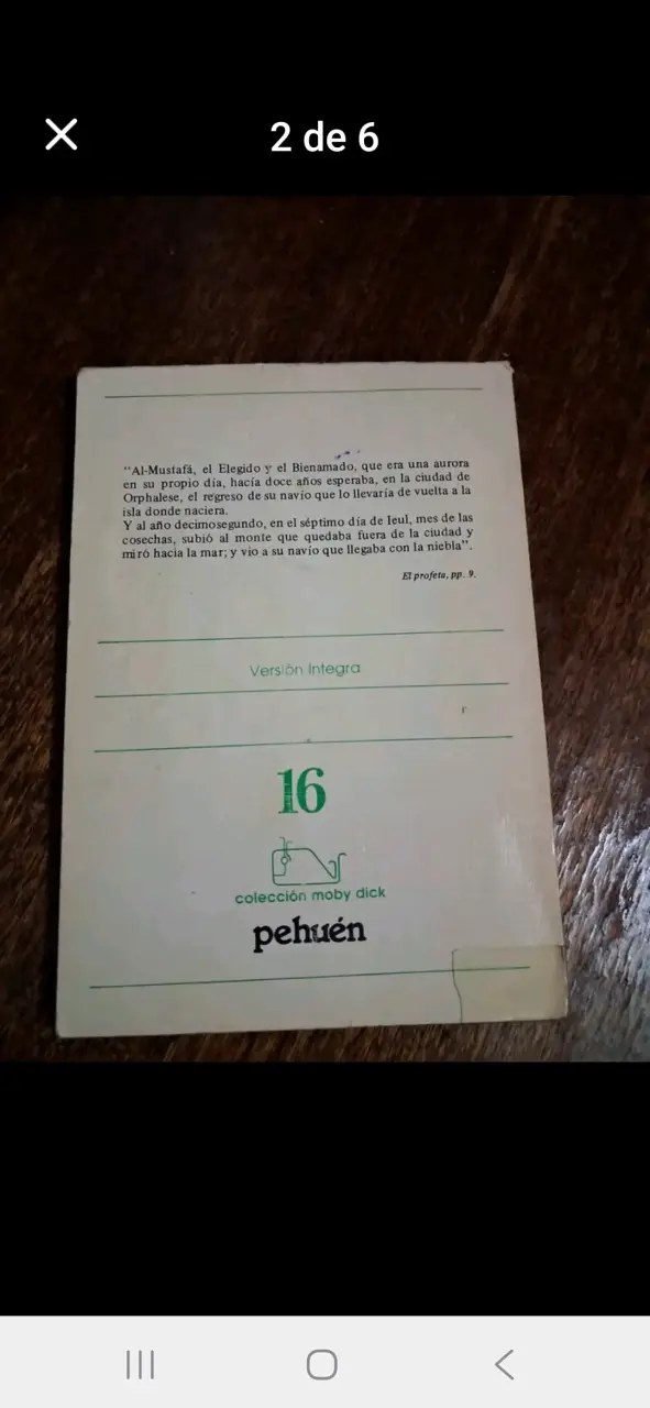 Libro El Profeta de Gibran Khalil Gibran - 2