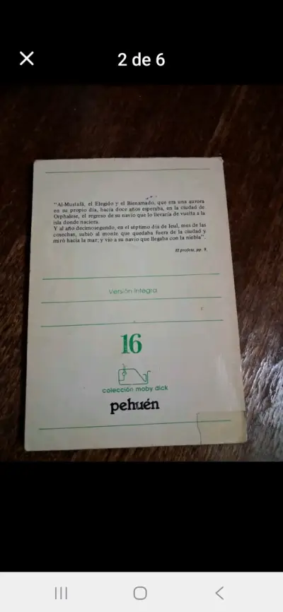 Libro El Profeta de Gibran Khalil Gibran - miniatura 2