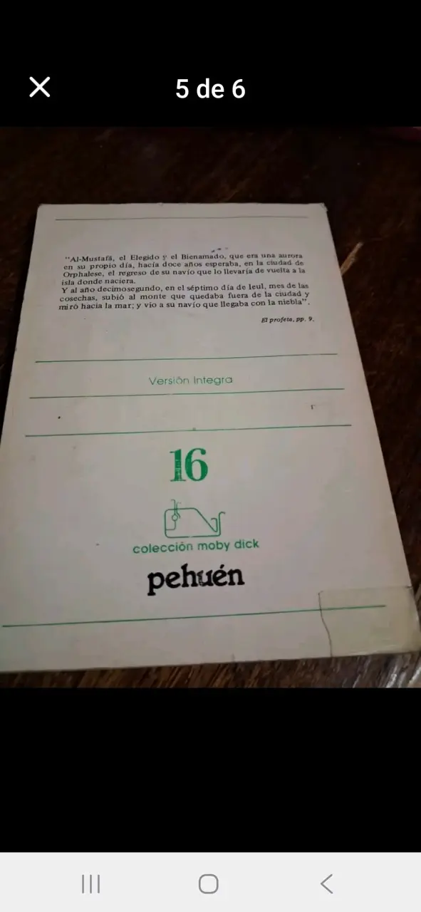 Libro El Profeta de Gibran Khalil Gibran - 5