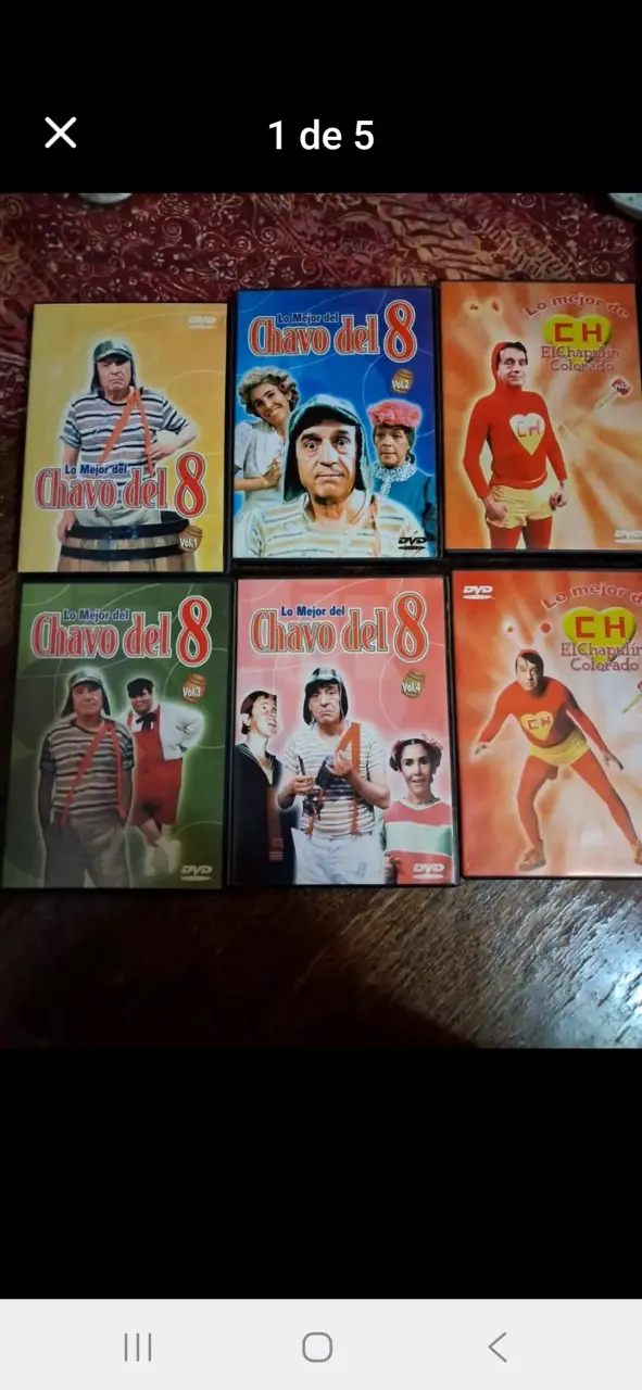 Colección de 6DVDs Lo Mejor del Chavo del 8 y El C - 1