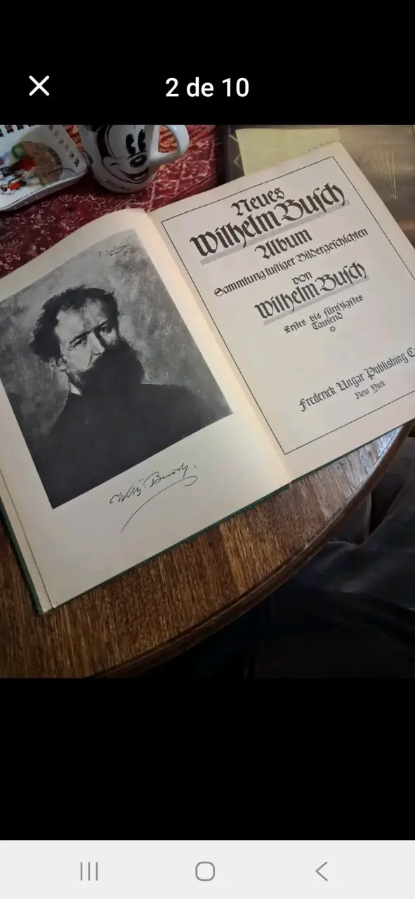Álbum de Wilhelm Busch edición antigua - 2