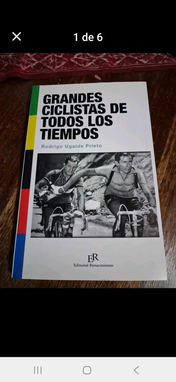 Libro 'Grandes Ciclistas de Todos los Tiempos' de Rodrigo Ugalde Prieto - 1