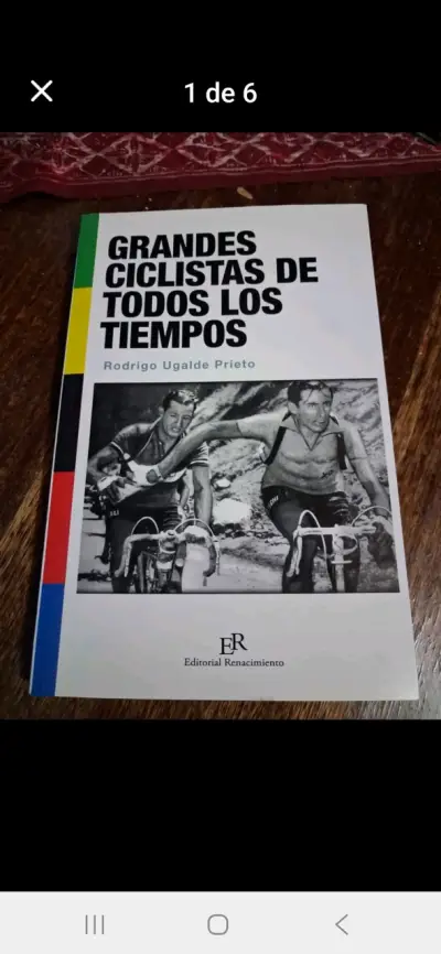 Libro 'Grandes Ciclistas de Todos los Tiempos' de Rodrigo Ugalde Prieto - miniatura 1