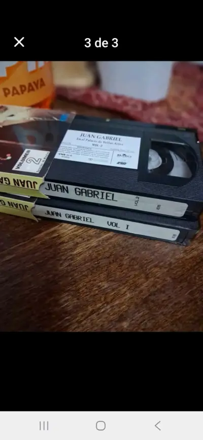 Cassettes  VHS Juan Gabriel en Bellas Artes Vol. 1 - miniatura 3