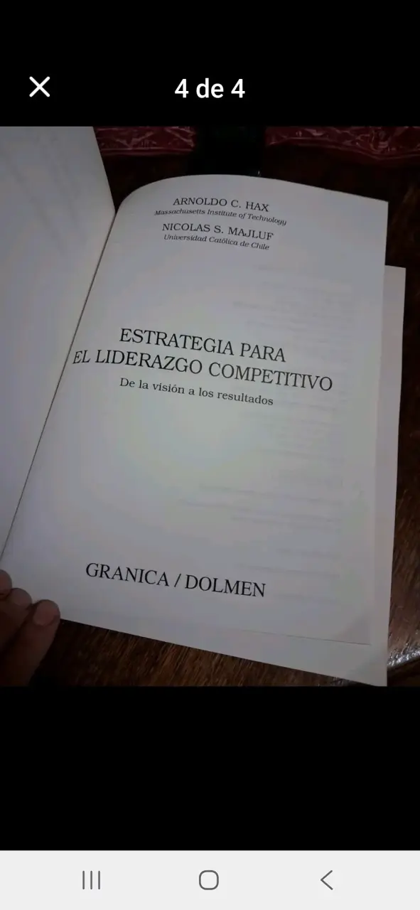 Libro Estrategias para el Liderazgo Competitivo de Arnoldo Hax - 4