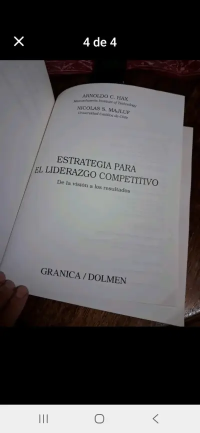 Libro Estrategias para el Liderazgo Competitivo de Arnoldo Hax - miniatura 4