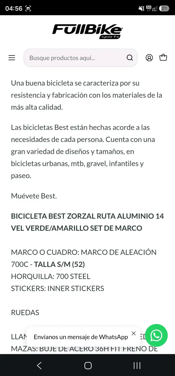 Bicicleta de carretera Best 14 Velocidades - 5