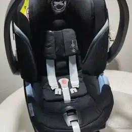Silla de auto para bebé Cybex Aton negra - miniatura 1