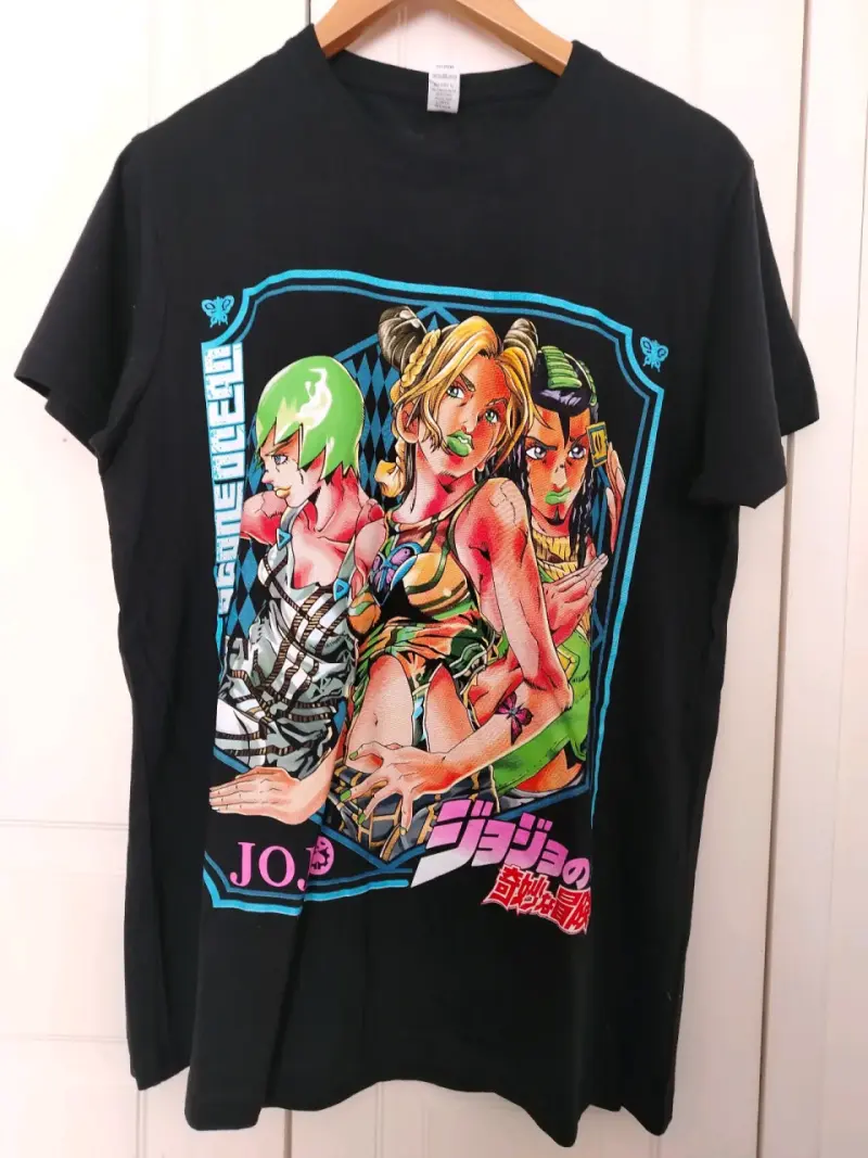 Polera JoJo's Bizarre Adventure Stone Ocean negra - 1