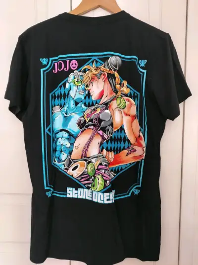 Polera JoJo's Bizarre Adventure Stone Ocean negra - miniatura 2