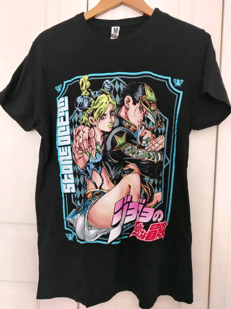 Polera JoJo's Bizarre Adventure Stone Ocean negra - 3