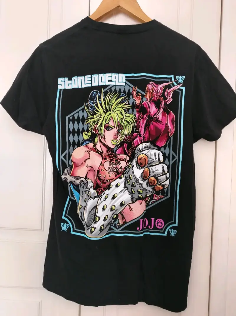 Polera JoJo's Bizarre Adventure Stone Ocean negra - 4