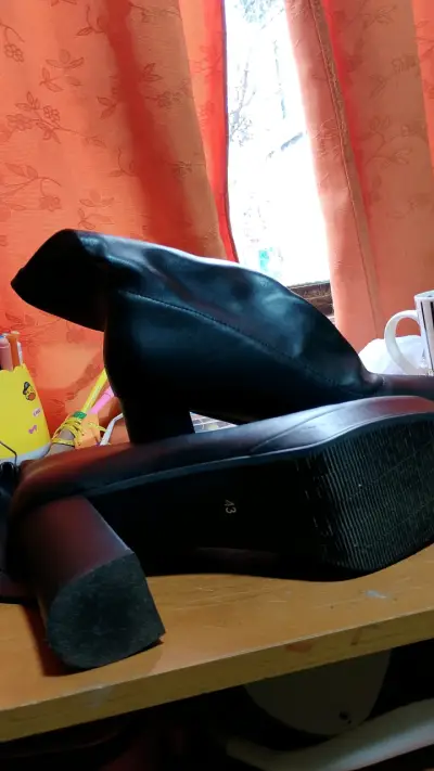 Botines de tacón alto negros TALLA 43 - miniatura 4