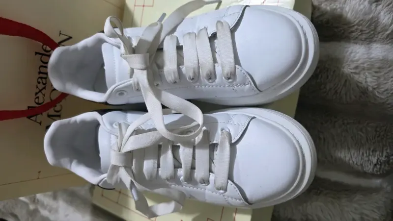 Zapatillas blancas Alexander McQueen (R) - 5
