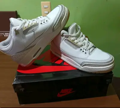 Zapatillas deportivas blancas Nike Air Jordan 3 - miniatura 1