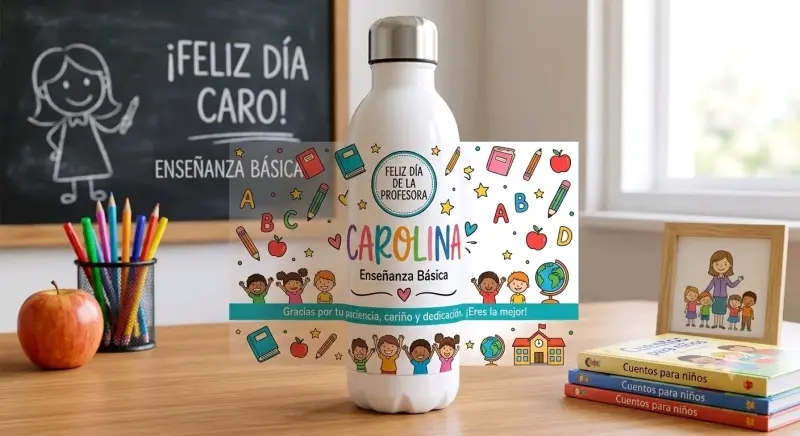 Tazas y Botella Personalizadas - 2