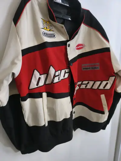 Chaqueta de estilo racing en colores rojo - miniatura 2