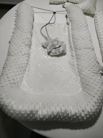 Set de Nido para Bebé Blanco con Almohadas - miniatura 2