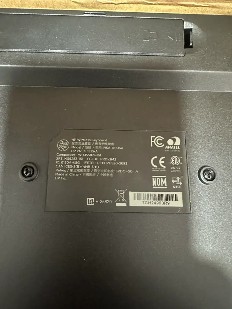 Teclado inalámbrico HP en caja original - 4