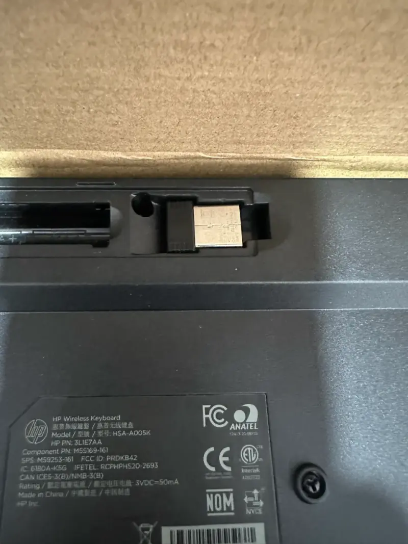 Teclado inalámbrico HP en caja original - 5