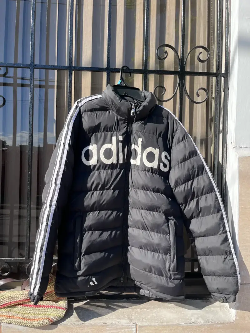 CHAQUETA ADIDAS PUFFER REVERSIBLE XL 🔥 OVERSIZE - 1