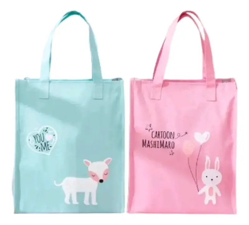 Bolsas reutilizables de tela con diseño infantil