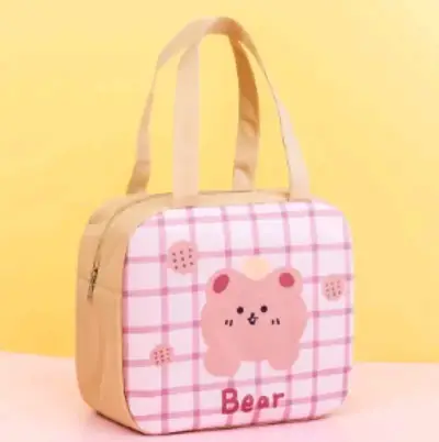 Bolsa térmica infantil con diseño de oso y patitos - miniatura 3