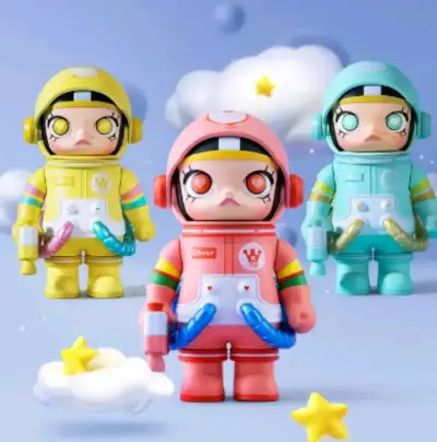 Figuras de colección astronautas coloridas - miniatura 1