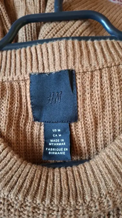 Suéter de punto marrón H&M talla M - miniatura 2