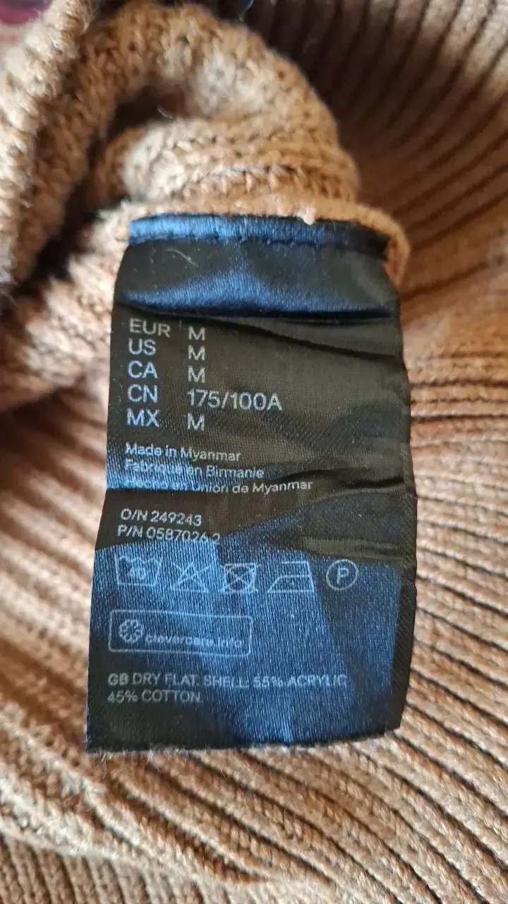 Suéter de punto marrón H&M talla M - 3