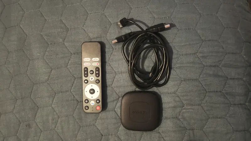 Reproductor Android TV con control remoto