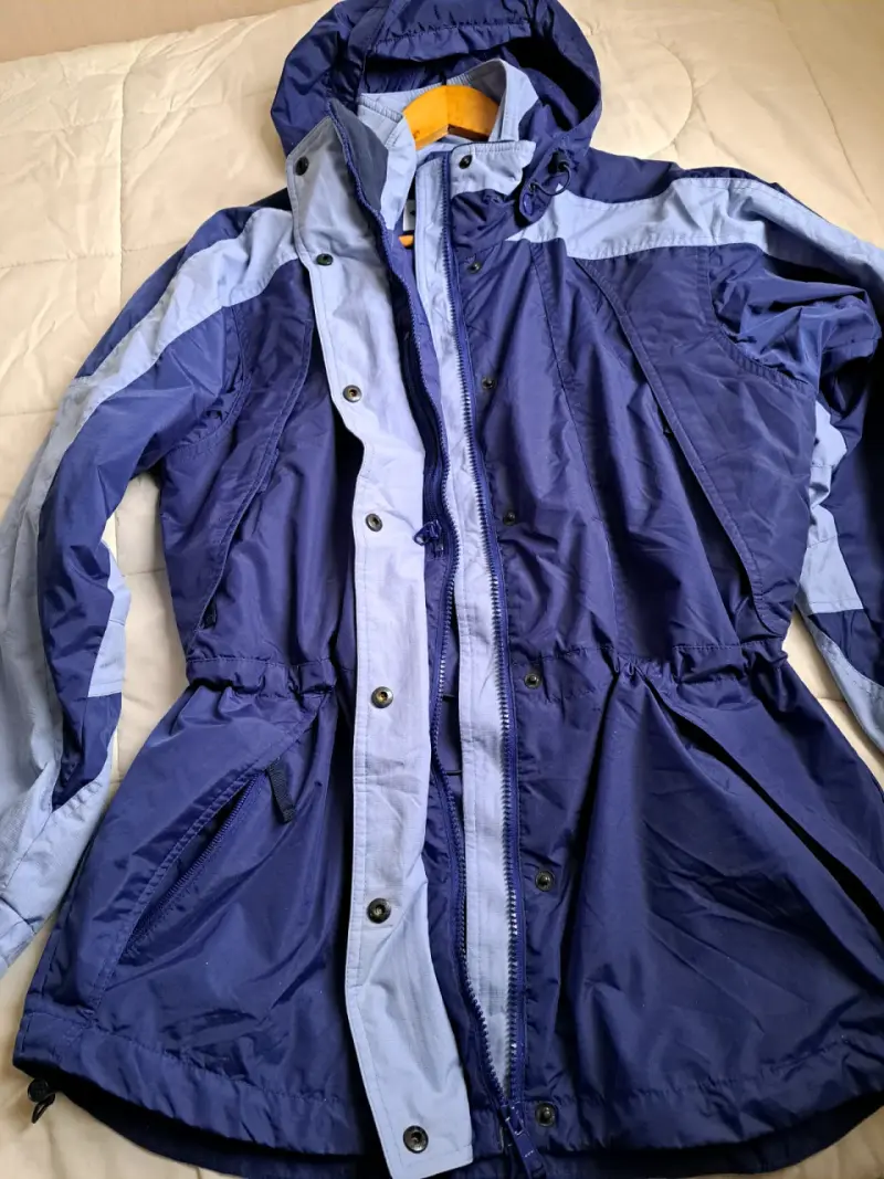 Chaqueta impermeable Columbia azul para hombre - 4