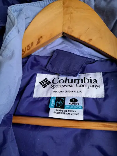 Chaqueta impermeable Columbia azul para hombre - miniatura 5
