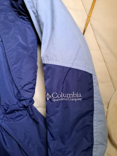 Chaqueta impermeable Columbia azul para hombre - miniatura 6