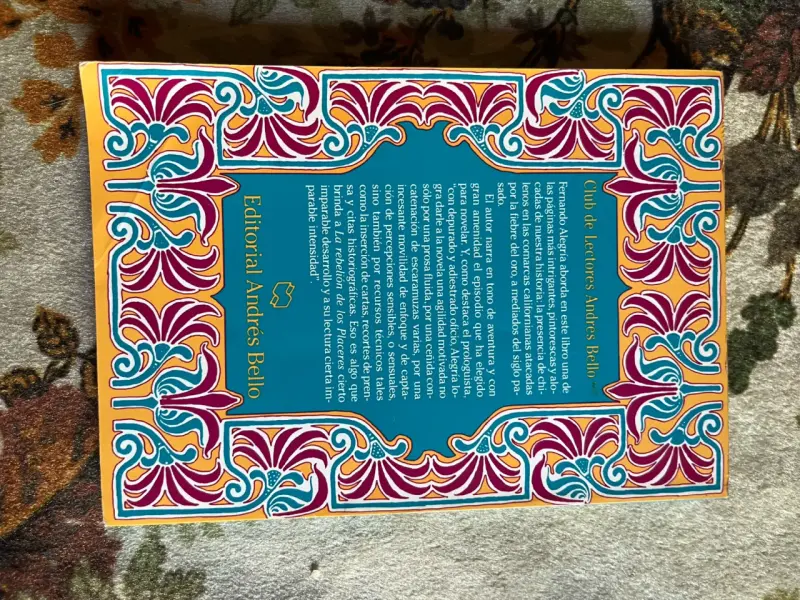 Libro 'La Rebelión de los Placeres' de Fernando Alegría - 3